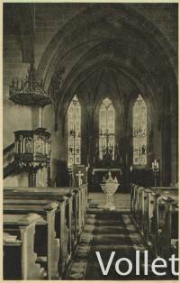 Anstaltskirche - Innenraum vor 1930